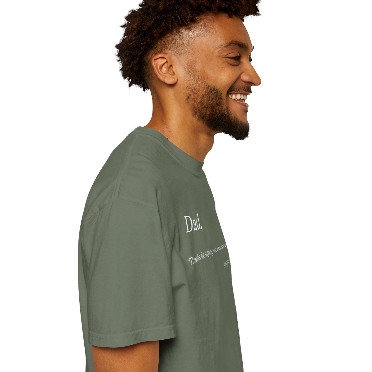 79023-24.jpg Dad Quote Shirt - "Thanks for saying yes, when Mom said no"